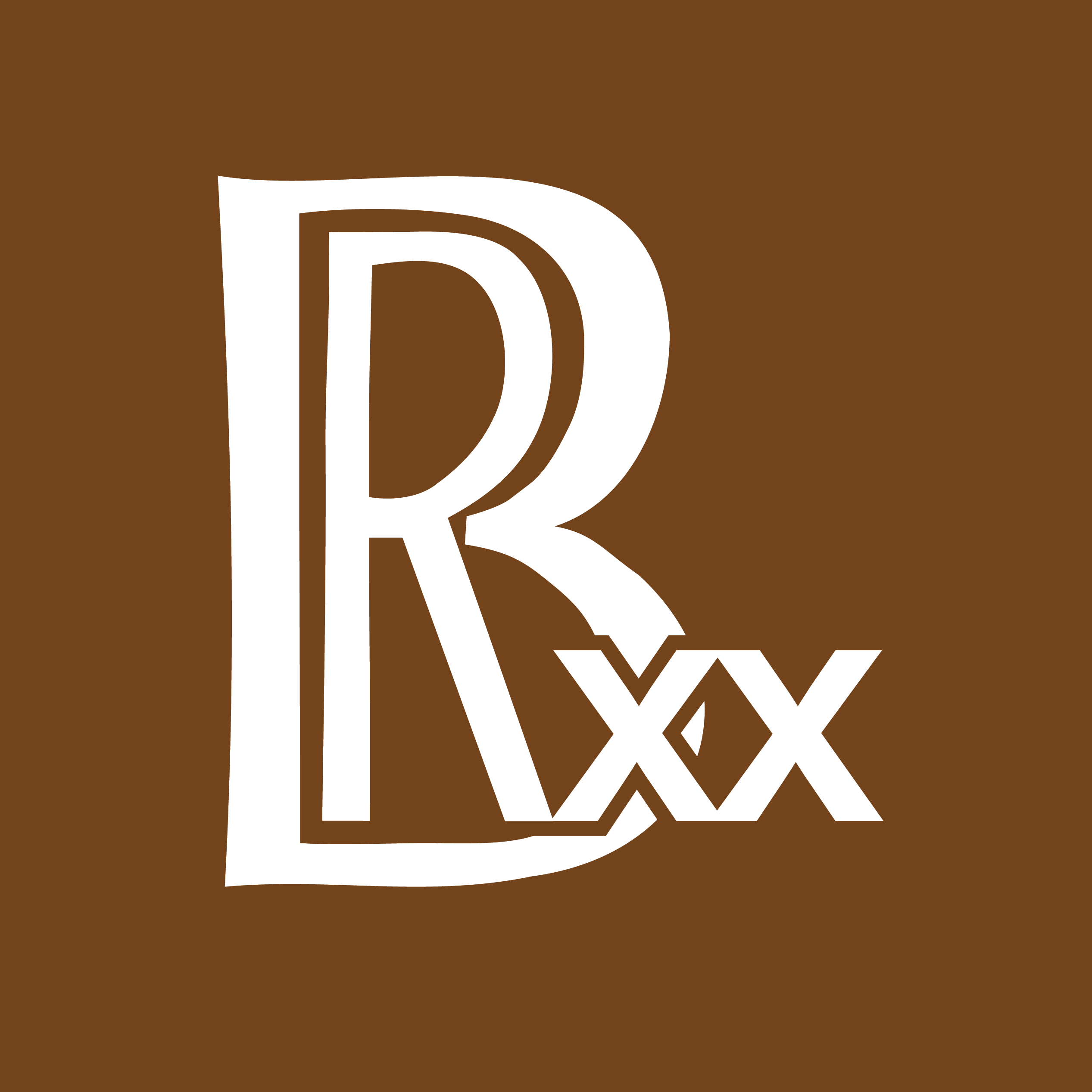 Bourbon Roxx Logo - White