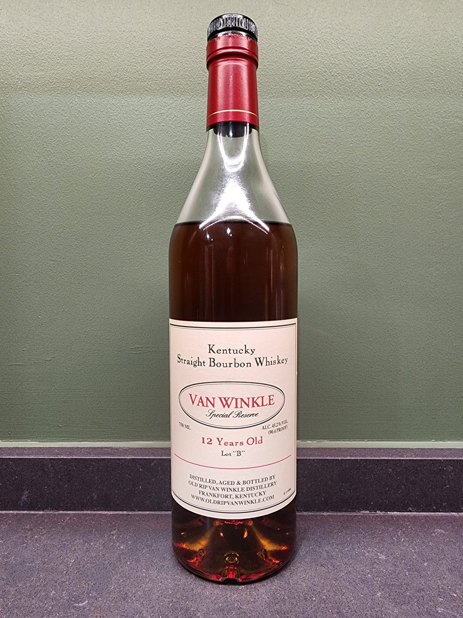 Van Winkle Special Reserve 12 Years Old - Lot B
